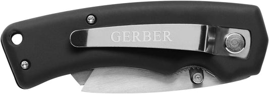 Gerber Edge Cuttermesser, klappbar, Edelstahl, Klingenlänge 6,7 cm, Modell 31-000668, robustes Allzweckmesser