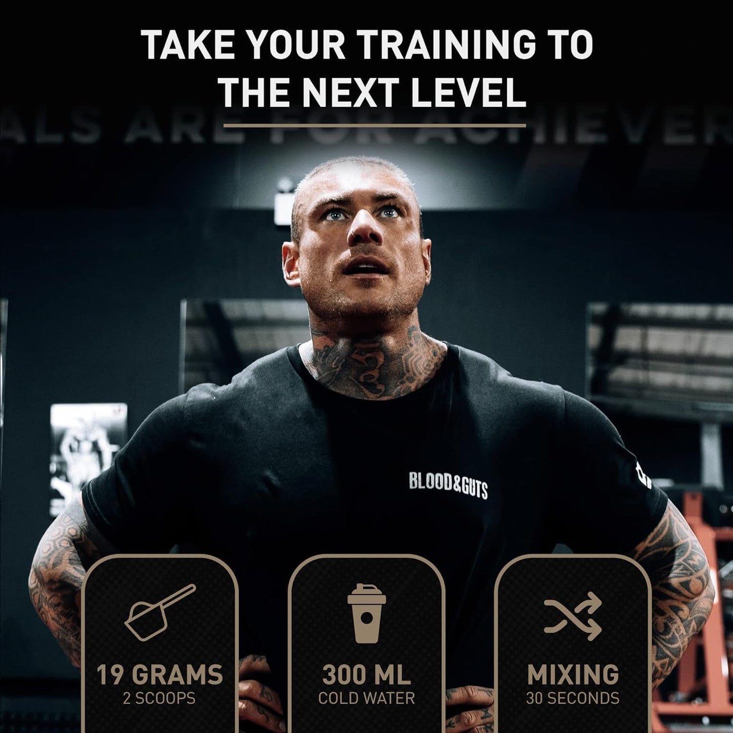 Dorian Yates Nutrition Blood & Guts Pre-Workout-Booster, 398g, Cola, mit Arginin & Citrullin, Energie & Fokus