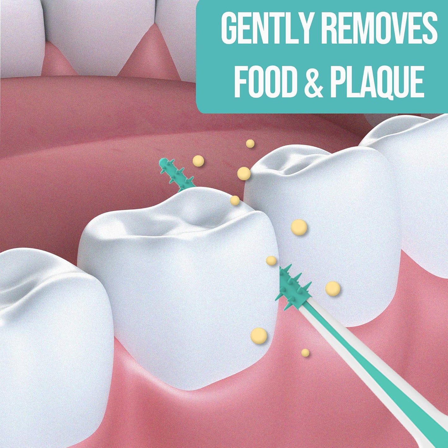 Dr. Emma Dental Picks, 100 Stück/Packung, Mint, Zahnreinigung, sanft und effektiv, 2 Packungen (200 Stück)