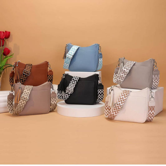 YISUOHOOM Handtasche Damen Mittelgroß Umhängetasche Grau, Crossbody Bag, mehrere Fächer