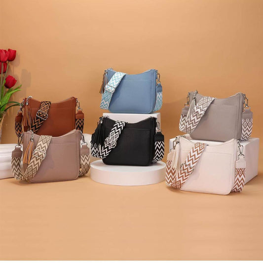 YISUOHOOM Handtasche Damen Mittelgroß Umhängetasche Grau, Crossbody Bag, mehrere Fächer