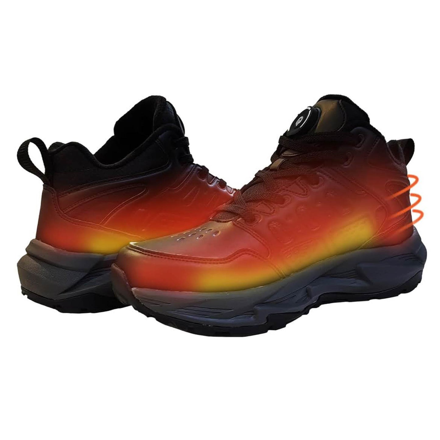 NBUABX Beheizte Schuhe (41), 4000mAh Akku, 3 Wärmeeinstellungen, elektrisch, ideal für Winter, Jagd, Skifahren, Camping, Reiten, schwarz.