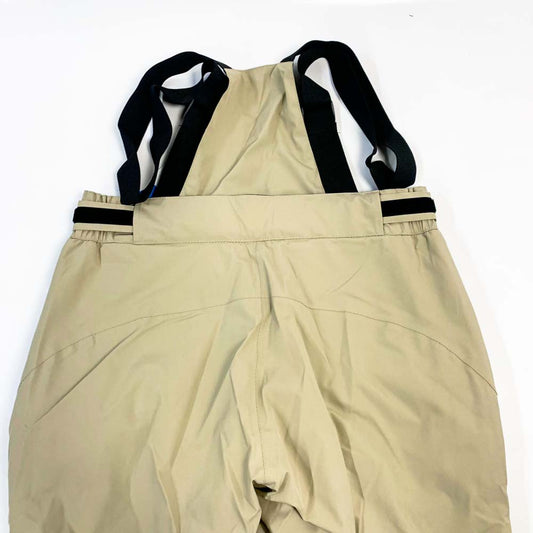 Mapamyumco Damen Snow Ski Latzhose XL Wasserdicht Winddicht Isolierte Bergsteigerhose Abnehmbar Khaki