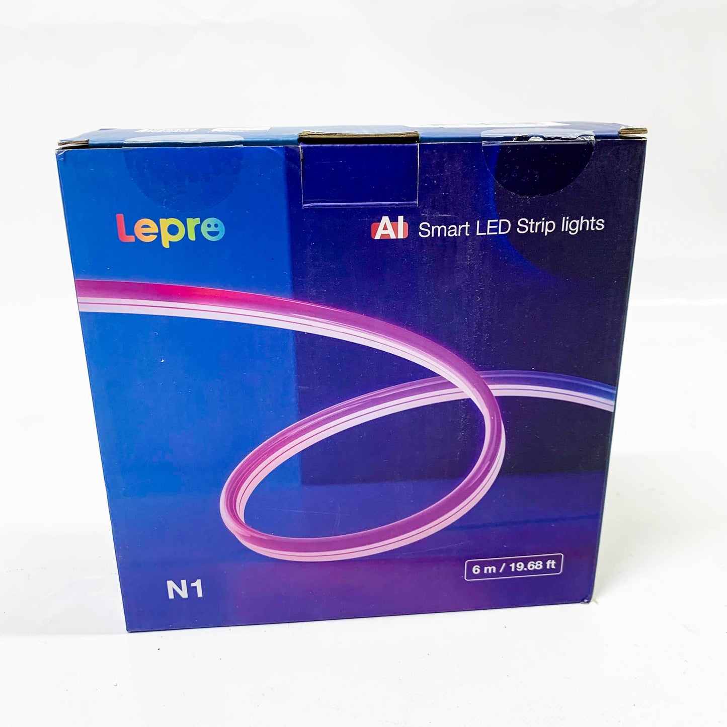 Lepro AI Neon LED Strip N1, 6m, LED Streifen, App-Steuerung, DIY Formen, Musik-Sync, Alexa & Google Assistant, ideal für Wohnzimmer & Partys.