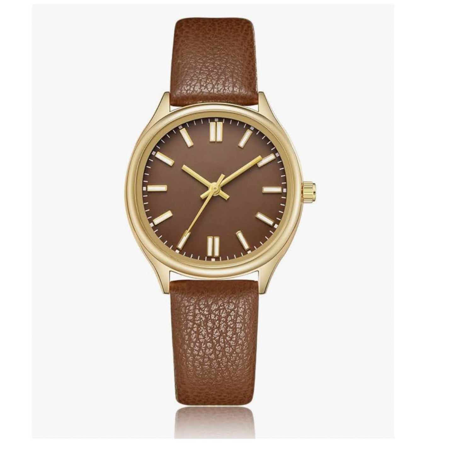 CIVO Damen Uhr, Modellnr nicht verfügbar, Armbanduhr, elegantes Leder, minimalistisch, wasserdicht, klassischer Quarzstil.