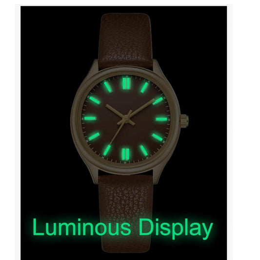 CIVO Damen Uhr, Modellnr nicht verfügbar, Armbanduhr, elegantes Leder, minimalistisch, wasserdicht, klassischer Quarzstil.