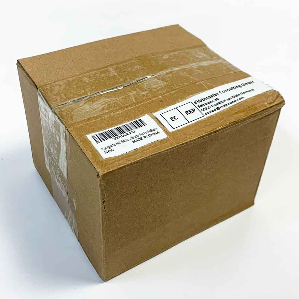 4 Stück Spanngurte 4x1000KG Ratschengurte Zurrgurte 5m lang 25 mm breit mit Ratsche Befestigungsriemen Enorm Robuste Zurrgurte für Feste Ladung