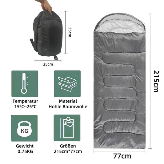 MRWIZMS Ultra, Schlafsack, leicht, mit Mückennetz, ideal für verschiedene Outdoor-Umgebungen, für Erwachsene geeignet.