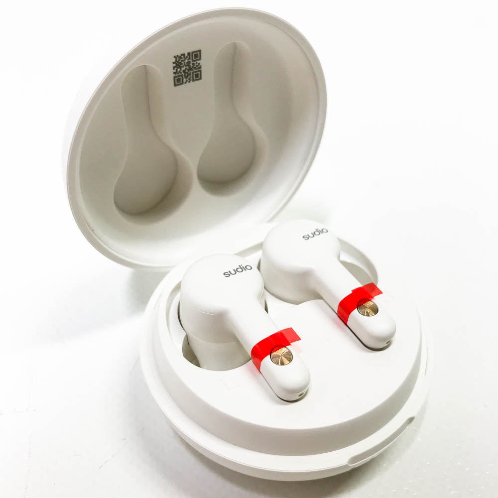 Sudio A2 Kabellose Bluetooth-Ohrhörer ANC Mikrofon wasserabweisend 30h Akku WEIß