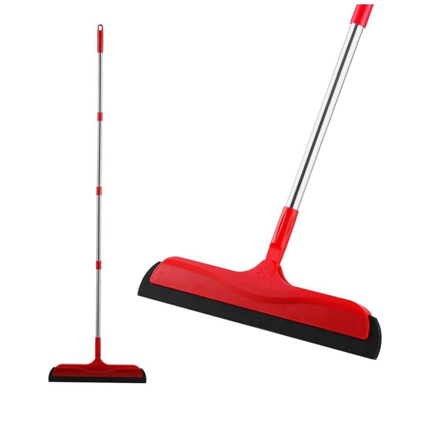 Mitclear Wasserschieber, verstellbarer Griff 124cm, Schaumabzieher für nassen Boden, ideal für Dusche, Bad, Küche, entfernt Tierhaare.