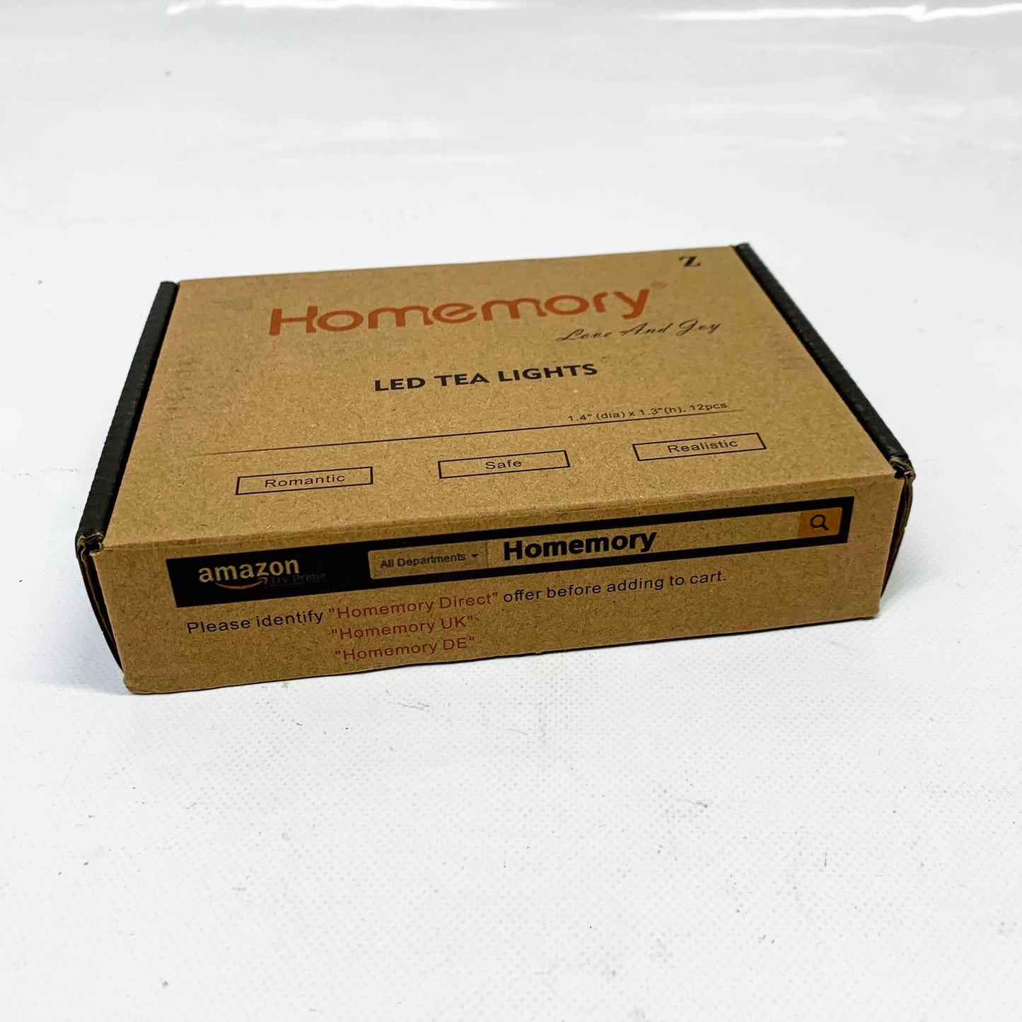Homemory Teelichter 12er Set, LED-Kerzen, 6-Stunden-Timer, flackernd, weiß, ideal für Dekoration und stimmungsvolle Beleuchtung.