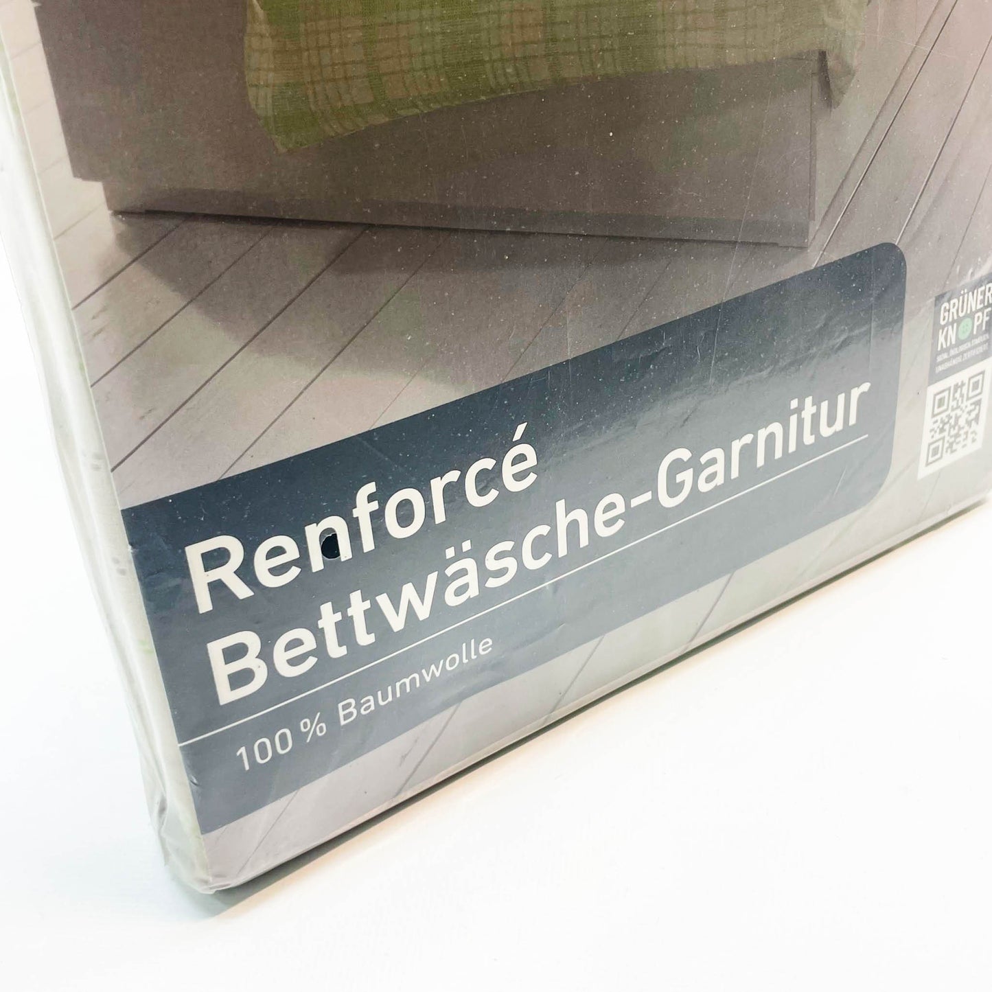 Home Ideas Living Renforce Bettwäsche-Garnitur, 100% Baumwolle, Kissenbezug 80x80cm, Bettbezug 135x200cm, atmungsaktiv, pflegeleicht.