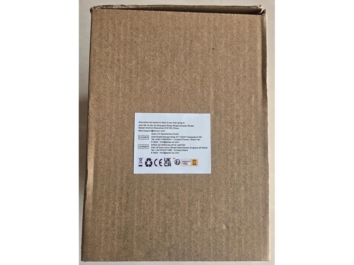 BXROIU Solar Zaunleuchten BXROIU-6 Warm Weiß solar Wasserdichte Wandleuchten für Hof Terrasse Garten Beleuchtung Dekoration 6 Stück