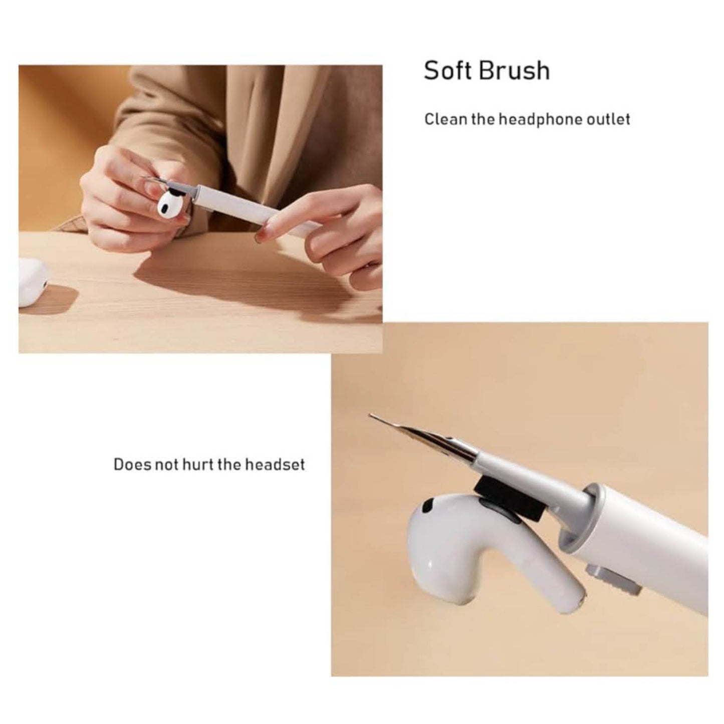 Reinigungsset: Multifunktions Cleaner Kit für Airpods Pro, Ohrstöpsel, Ladebox, Tastatur & Kamera – effektiv gegen Staub.