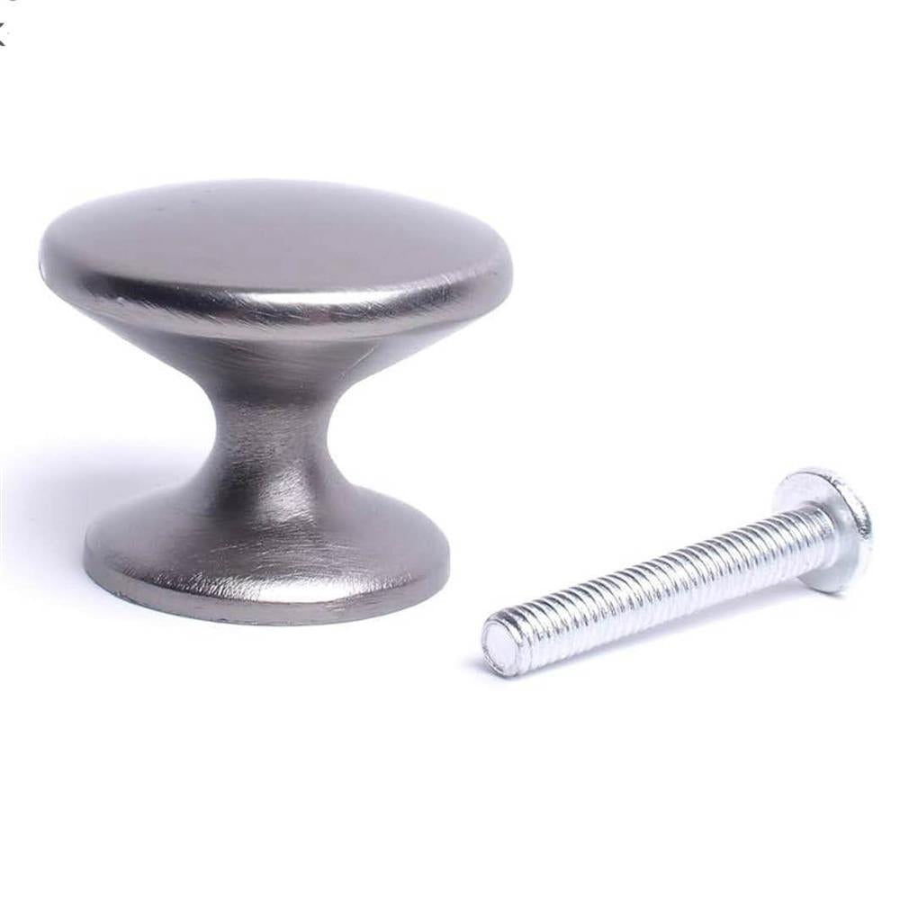 BSM Marketing Door Handle for Kitchen Cabinets and Drawers, Model 10, Pewter - Chrome/Brushed Nickel/Black/Pewter, Elegant Design and Easy Installation