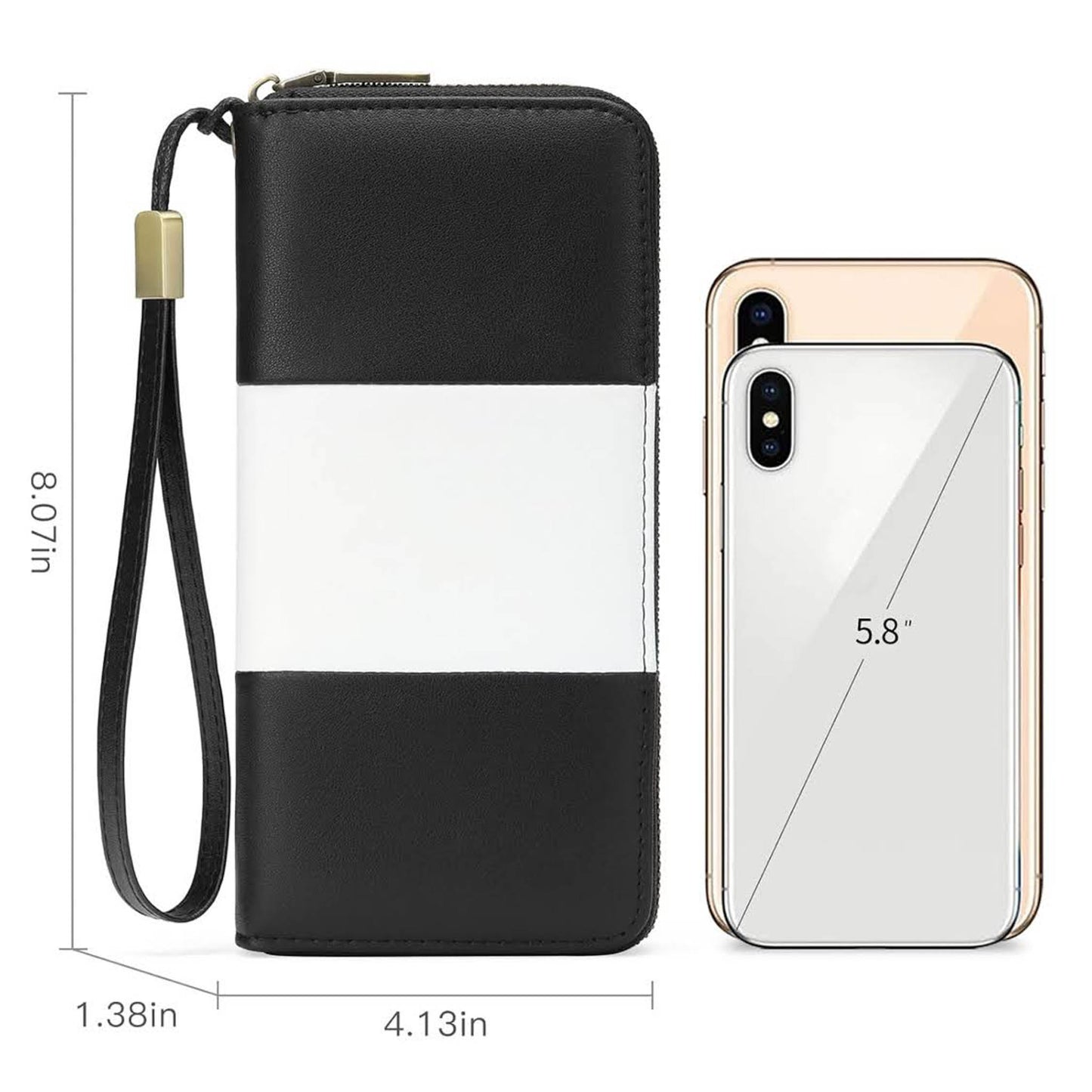 Gojacii Damenbrieftasche, 36 Karteninhaber, Kreditkartenetui, elegantes Design, kompakt und praktisch.