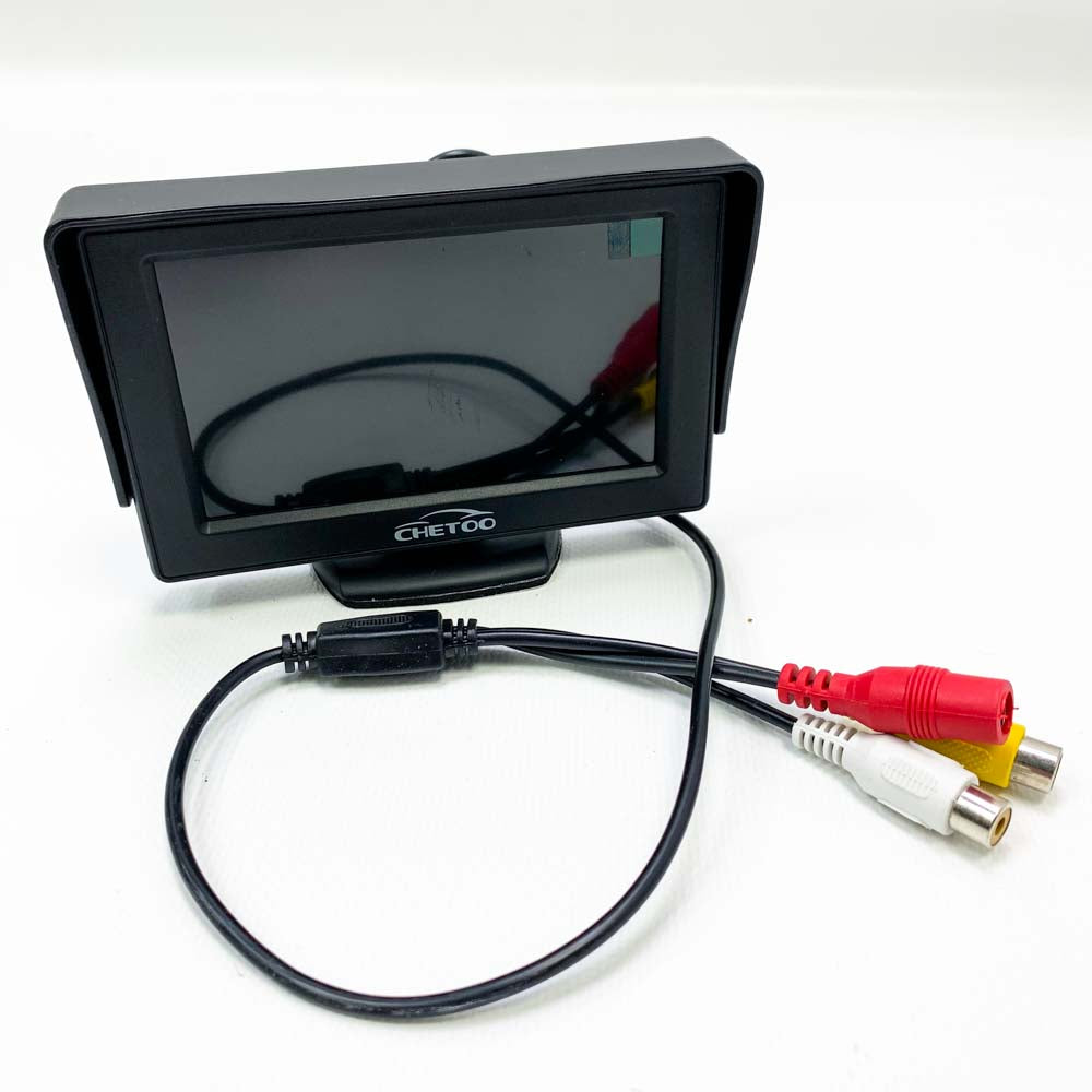 Rückfahrkamera Auto Rückansicht 12 LED 170° Winkel wasserdicht Rückfahrsystem + 4.3" LCD Monitor Nachtsicht