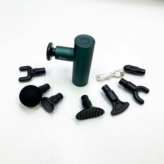 Action77 MG-008 Massagepistole Elektrisches Handmassagegerät für Tiefengewebe Nacken Rücken Körper Massage mit Faszienfunktion