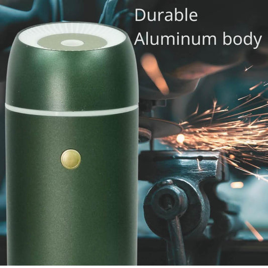 Earnest Living, 100 ml, ätherischer Öldiffusor, Auto-Luftfrischer, Timer, Nachtlicht, USB-portabel, Auto-Off-Funktion, grünes Geschenk.