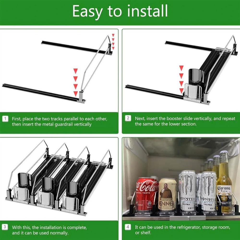 Yositochuan Refrigerator Cans Drinks 25 * 38 cm Bottle Holder for optimal beverage service in stores