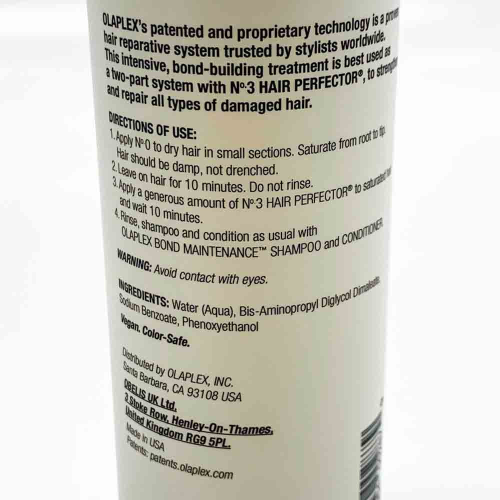 Olaplex No. 0 Intensive Bond Building Treatment - Restorative hair care for strong, healthy hair