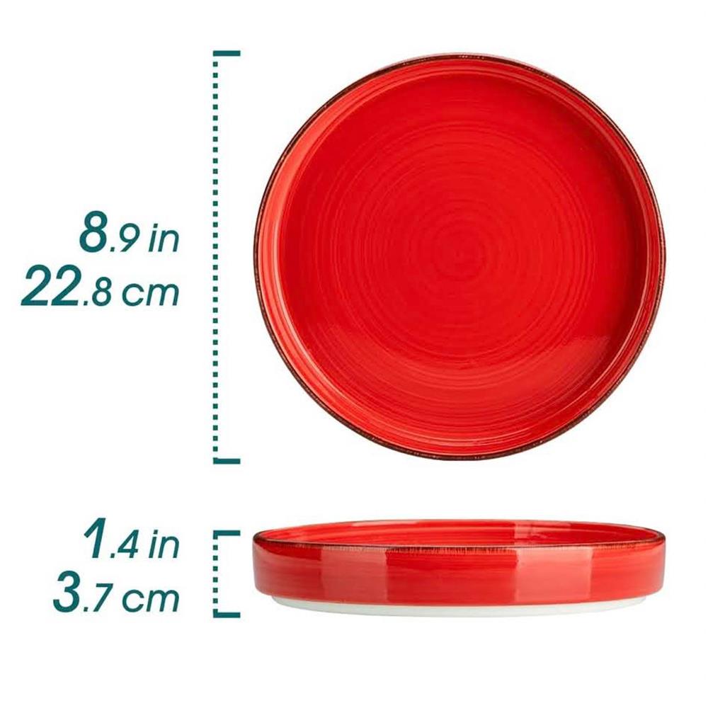 vancasso Bonita soup bowls stoneware set of 4 large pasta bowls colorful spaghetti deep plates dishwasher and microwave safe