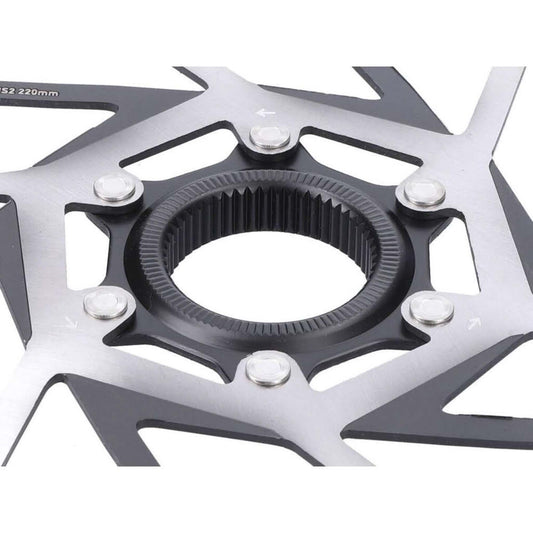 SRAM HS2 Rotor/Bremsscheibe 200 mm Center-Lock, Modell 00.5018.176.006, abgerundete Kanten, verschleißfest