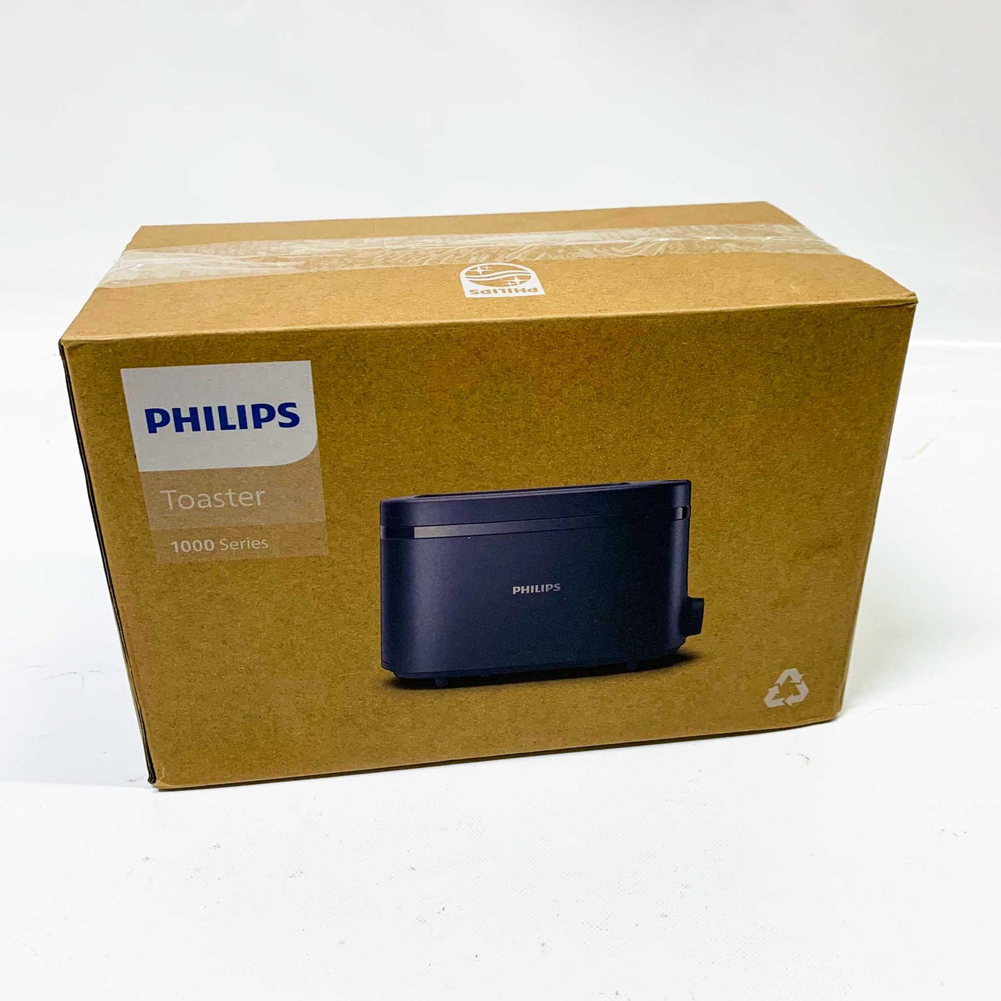 Philips Toaster 1000 Series, HD2510/90, Toaster, 2 Scheiben, 8 Bräunungsstufen, Auftaufunktion, kompaktes Design.