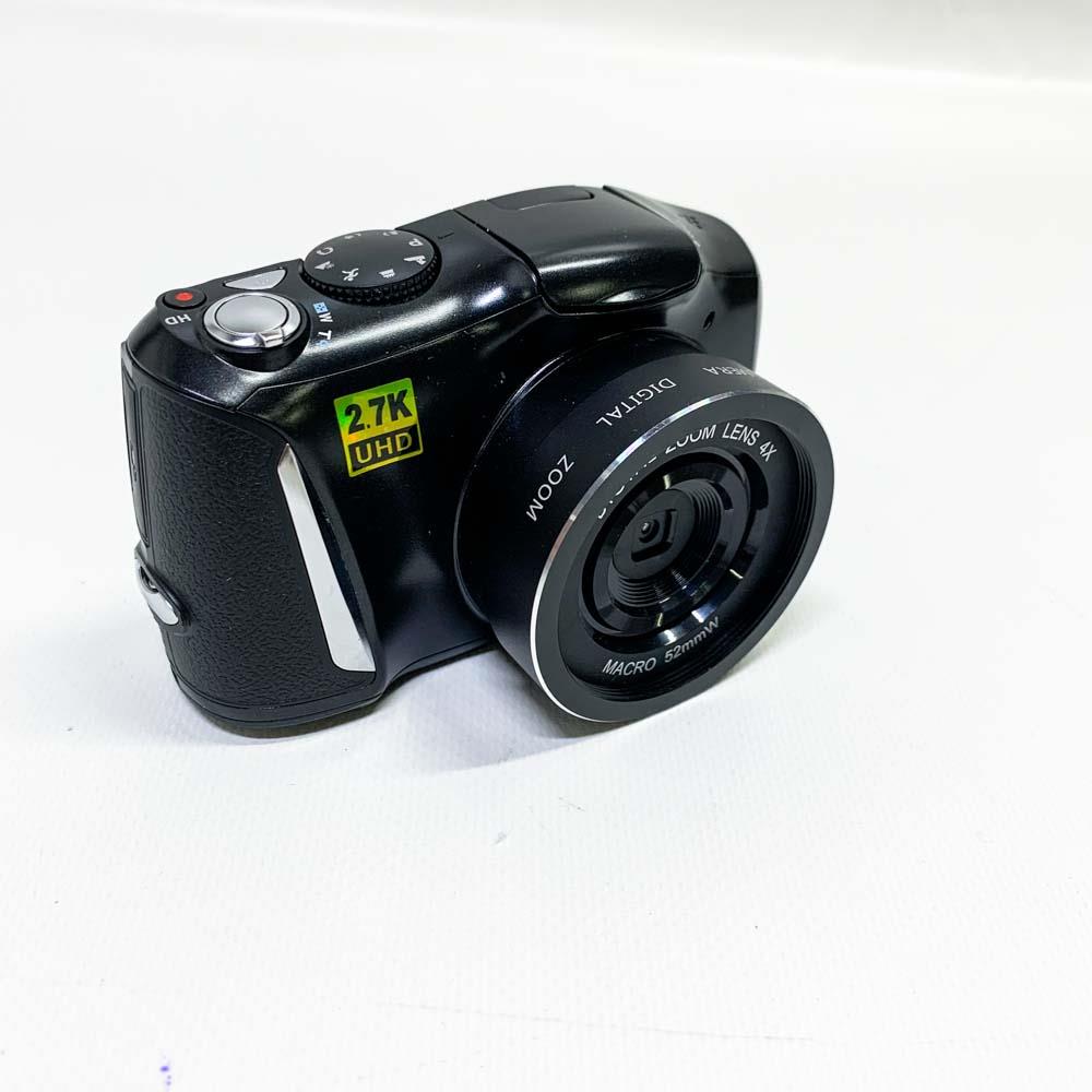 LongOu Digitalkamera 48,0-Megapixel 2,7K / 20FPS Kompaktkamera mit 4-fachem Digitalzoom Schwarz