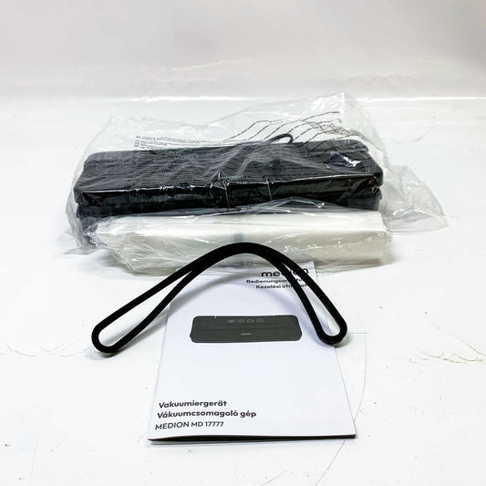 MEDION MD 17777 DE - Vakuumiergerät, vielseitig, einfach zu bedienen, frische Lebensmittel länger haltbar, kompakt und platzsparend.