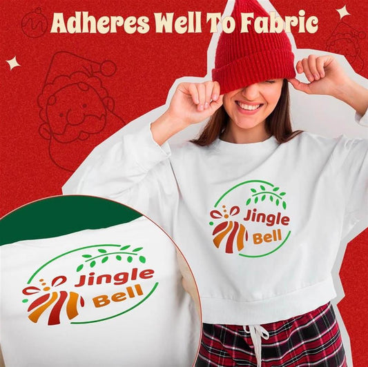 Hisiu HTV-6 Wärmeübertragungsvinyl rote Folie 12 inch x 8 ft langlebig und einfach zu verarbeiten