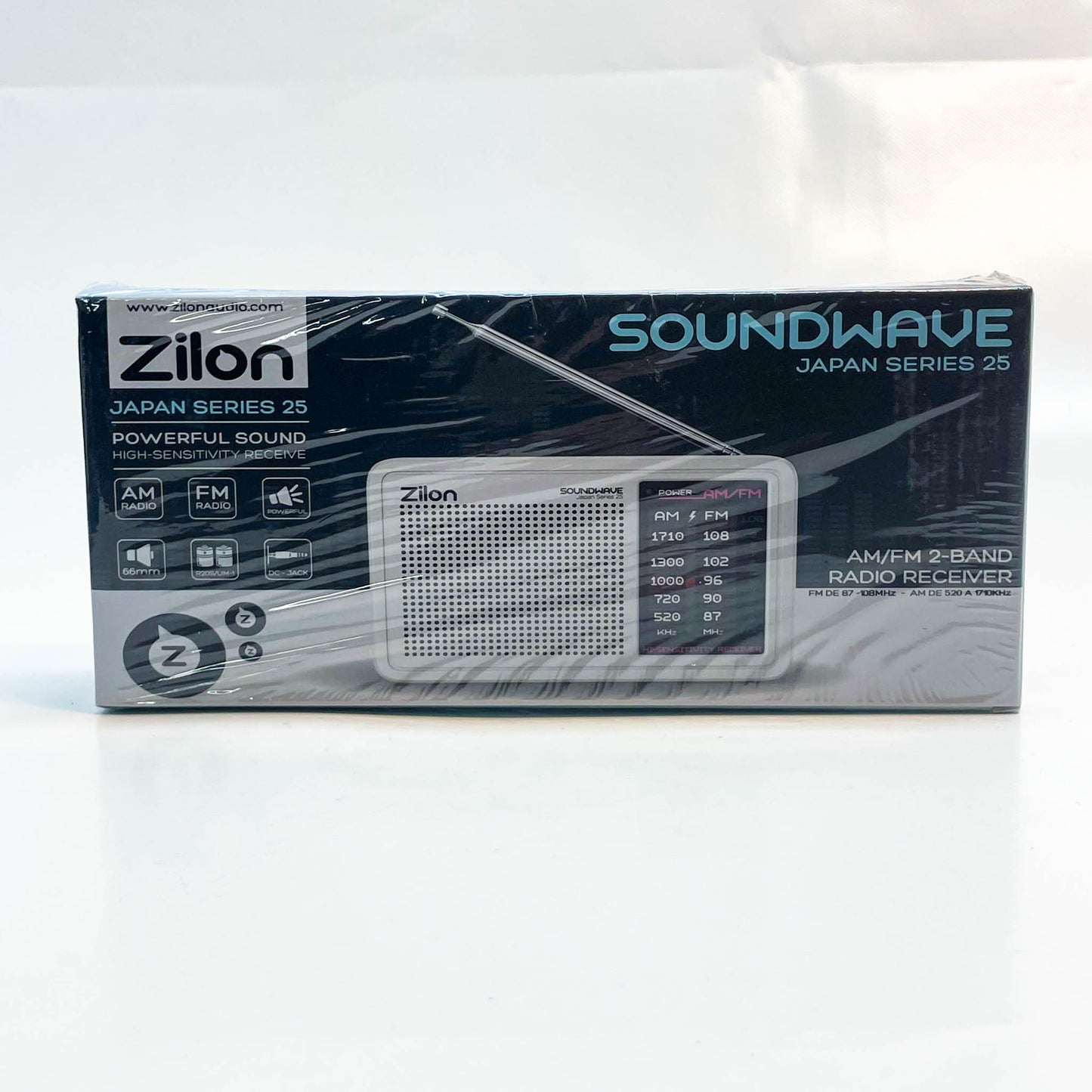 Zilon Retro Transistor Radio, tragbar, FM/AM, analog, ideal für Notfälle, Kopfhörereingang, einfacher Gebrauch, hervorragender Empfang.