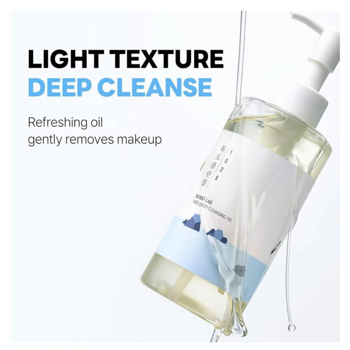 ROUND LAB Dokdo Reinigungsöl 200 ml, Gesichtsreinigungsöl, sanfte Reinigung, feuchtigkeitsspendend, MHD 05.2027.