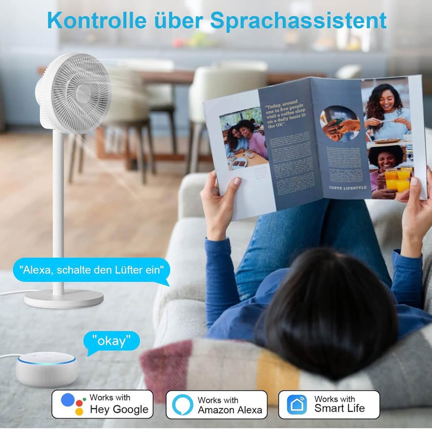 EIGHTREE WLAN Steckdose, Smart Home, 16A, mit Stromverbrauchsmessung, Zeitplan, Fernzugriff, kompatibel mit Alexa, Google Home, SmartThings, 2er Pack.