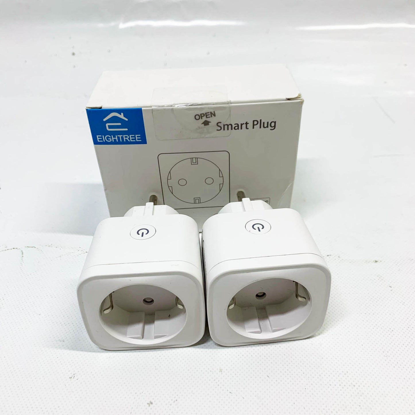 EIGHTREE WLAN Steckdose, Smart Home, 16A, mit Stromverbrauchsmessung, Zeitplan, Fernzugriff, kompatibel mit Alexa, Google Home, SmartThings, 2er Pack.