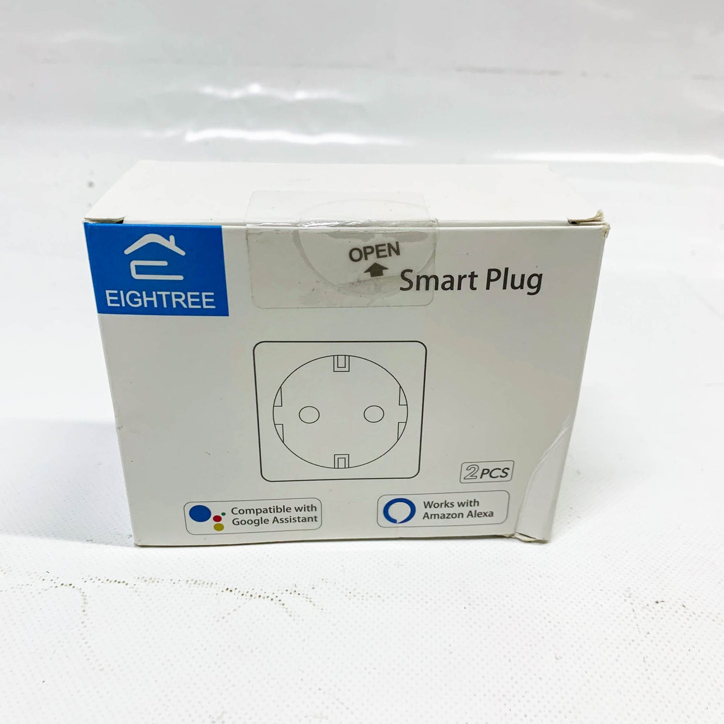 EIGHTREE WLAN Steckdose, Smart Home, 16A, mit Stromverbrauchsmessung, Zeitplan, Fernzugriff, kompatibel mit Alexa, Google Home, SmartThings, 2er Pack.