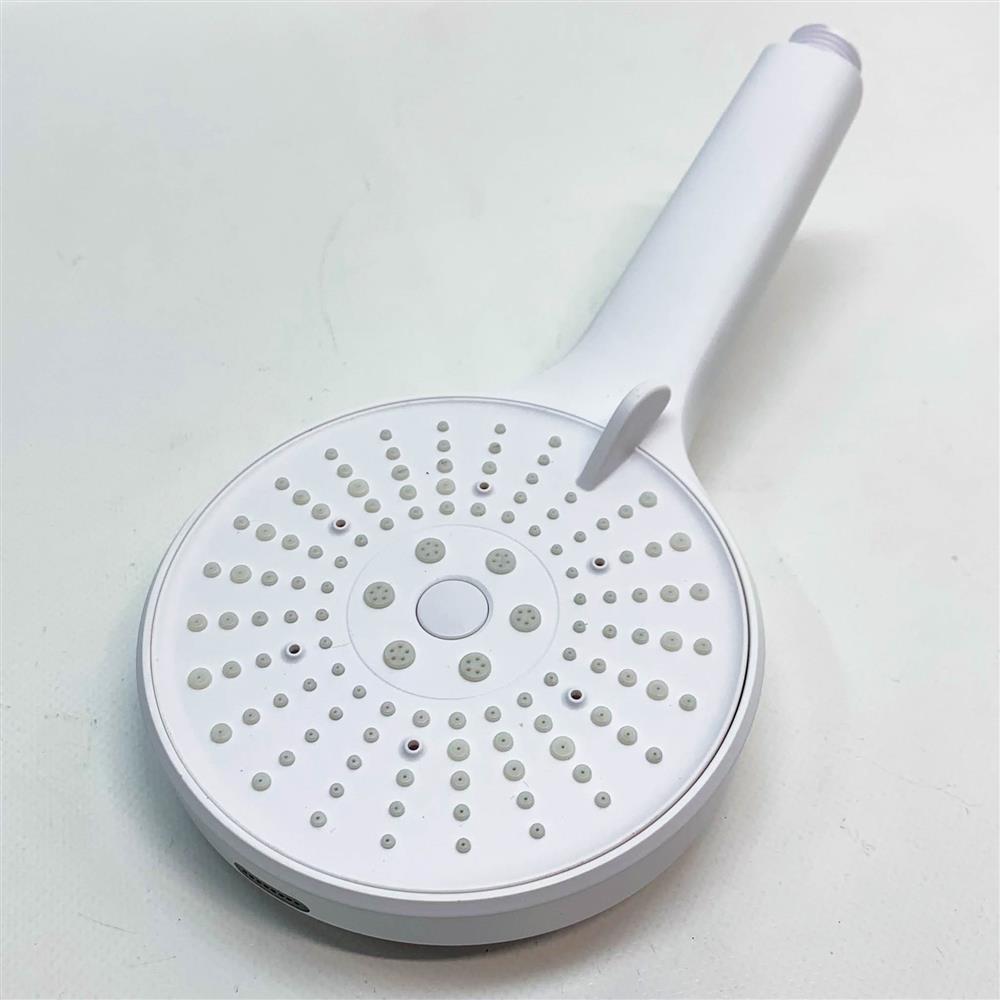 KINSE bath mixer KINSE-123 hand shower wall single lever mixer shower back shower 4 functions shower mixer spout white