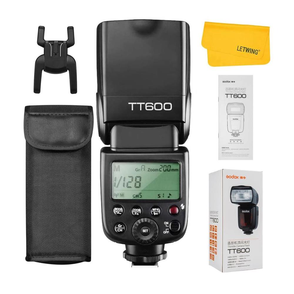 Godox TT600 2.4G Wireless Flash Speedlite Master/Slave Blitz mit integriertem Auslösesystem für Canon Nikon Pentax Olympus Fujifilm Panasonic