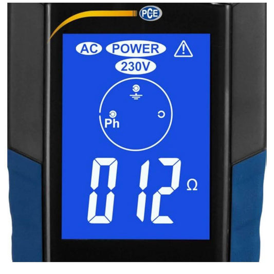 PCE Instruments PCE-ECT 50, Erdungsmessgerät, präzise Erdungsprüfung, digitale Anzeige, kompakt, benutzerfreundlich.