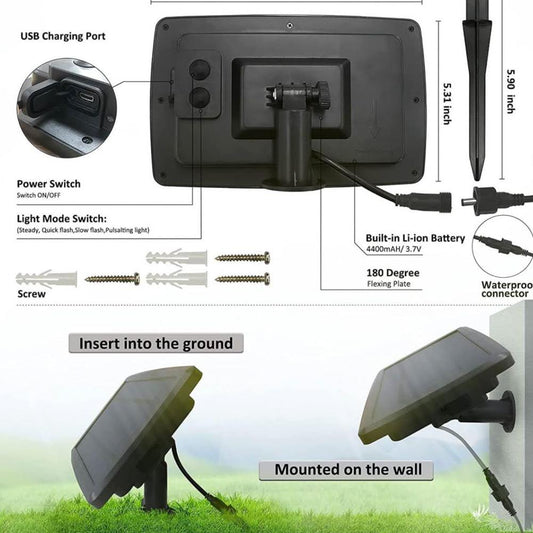Budccnost Solar Lichterkette Außen Modellnummer XYZ Artikelsorte Dekorative Beleuchtung mit wasserdichtem Design und automatischer Ein-/Ausschaltung