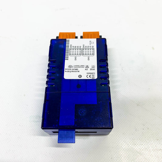 Saia PCD3.W380, Universelles analoges Eingangsmodul, 8 analoge Eingänge, kompakte Bauweise, flexible Anwendungsmöglichkeiten.