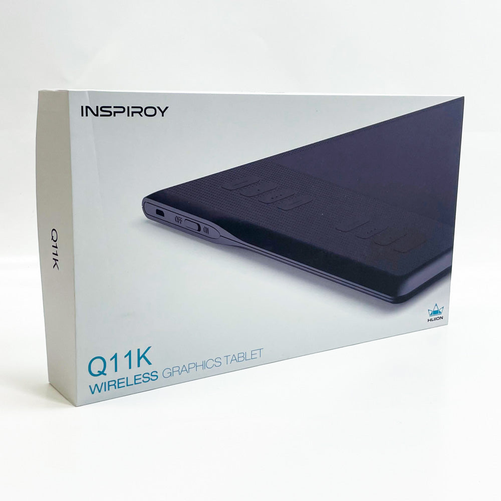 HUION Q11K Grafiktablett kabellos 11 Zoll 8192 Druckstufen neigungsverfügbar benutzerdefinierte Tasten kompatibel mit Windows und macOS