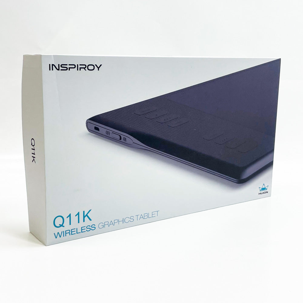 HUION Q11K Grafiktablett kabellos 11 Zoll 8192 Druckstufen neigungsverfügbar benutzerdefinierte Tasten kompatibel mit Windows und macOS