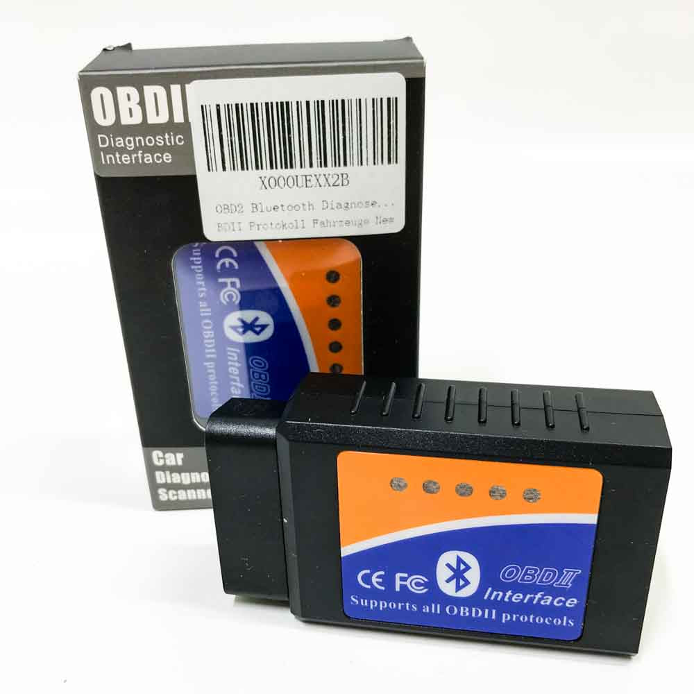 OBD2 Bluetooth Diagnosegerät Scanner Code Leser für Android Windows – Auto Diagnosegerät OBD Adapter für alle OBDII Protokoll Fahrzeuge mit Echtzeitdaten und Fehlerdiagnose