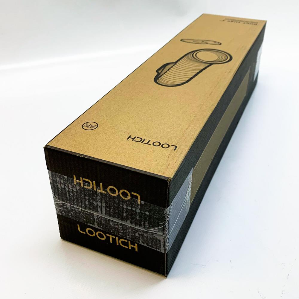 LOOTICH Aluflexrohr Ř102mm Länge 8m Abluftschlauch Flexibel Aluminium Rohr Flexschlauch für HVAC Lüftung mit 2 Stück Edelstahl Schlauchschelle