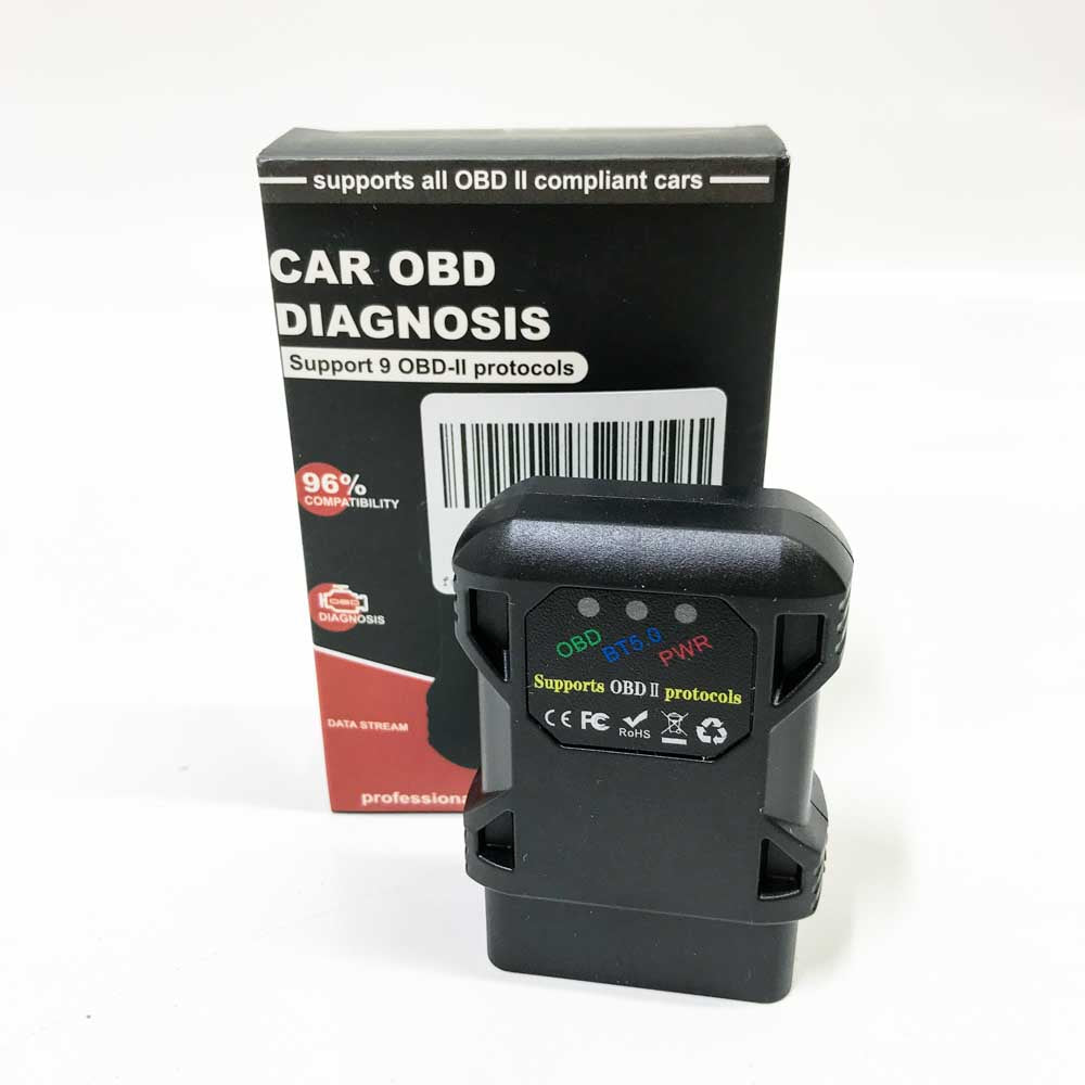 OBD2 Bluetooth 5.0 Diagnosegerät B0CJC1R5JD X001VDO5BX für iPhone iOS Android – präzise Fahrzeugdiagnose, schnelle Verbindung, kompakt und benutzerfreundlich