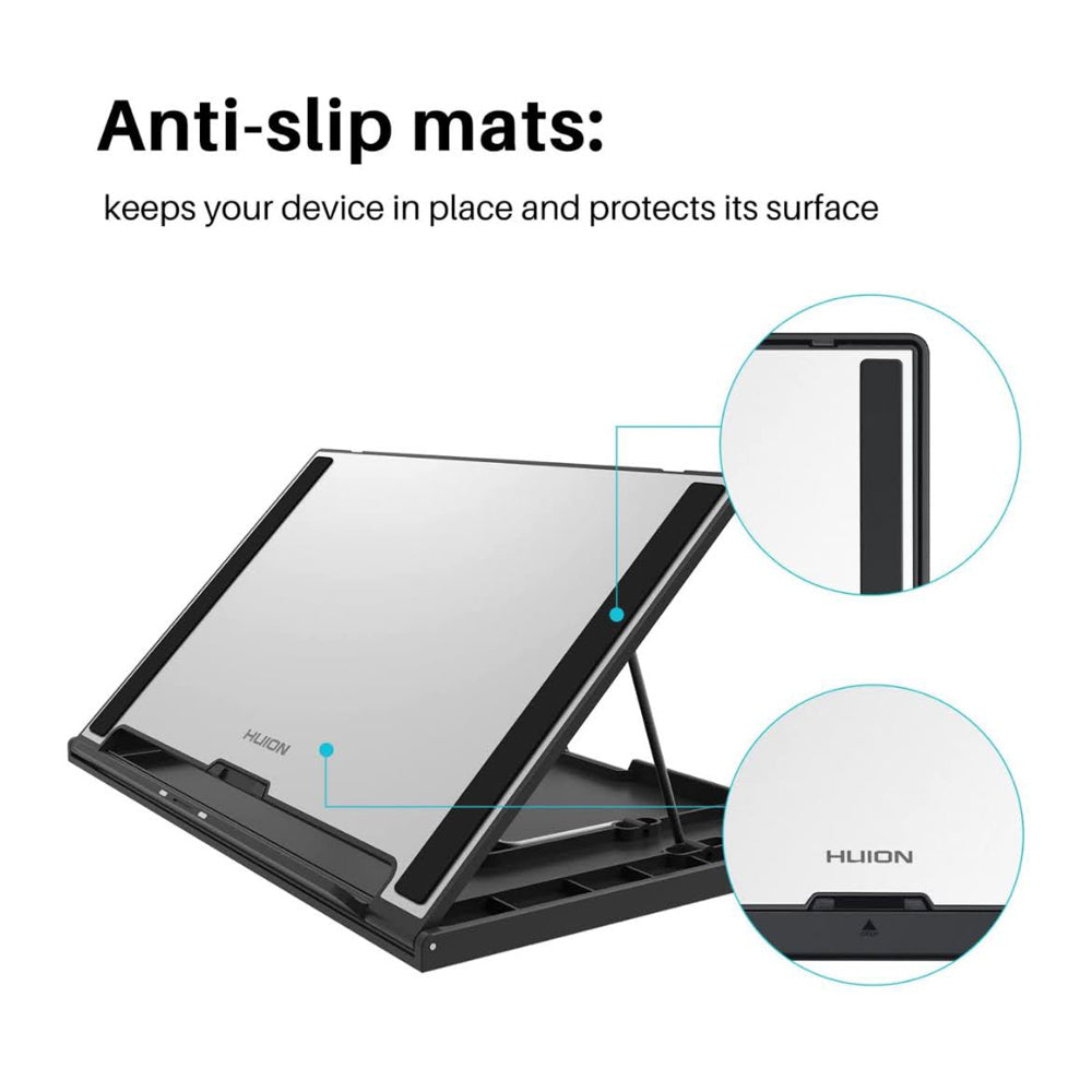HUION ST300 Verstellbarer Ständer Kompatibel mit Kamvas 12 Kamvas 13 Kamvas Pro 13 Kamvas Pro 13 2.5K Grafiktablett mit Display 13,3 Zoll Grafiktablett mit Display