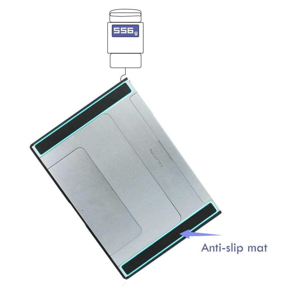 HUION Tragbarer Schreibtischständer Faltbarer Ständer Verstellbarer Multi-Winkel-Desktop-Halter Universal-Grafiktablett bis zu 18 Zoll Kamvas 16 Kamvas Pro 16
