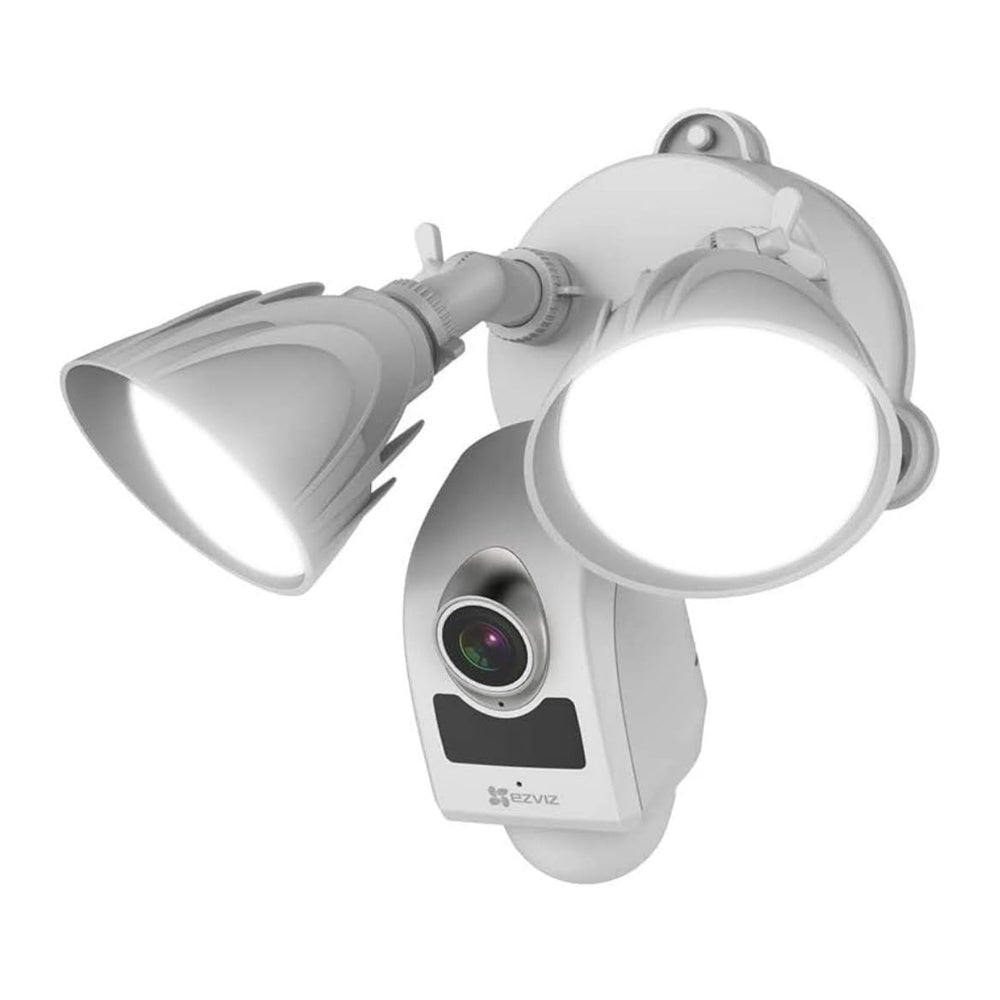 EZVIZ LC1, 1080p FHD Flutlicht, Outdoor Überwachungskamera, Floodlight, PIR Sensor, aktive Verteidigung, Zwei-Wege Audio, Weiß