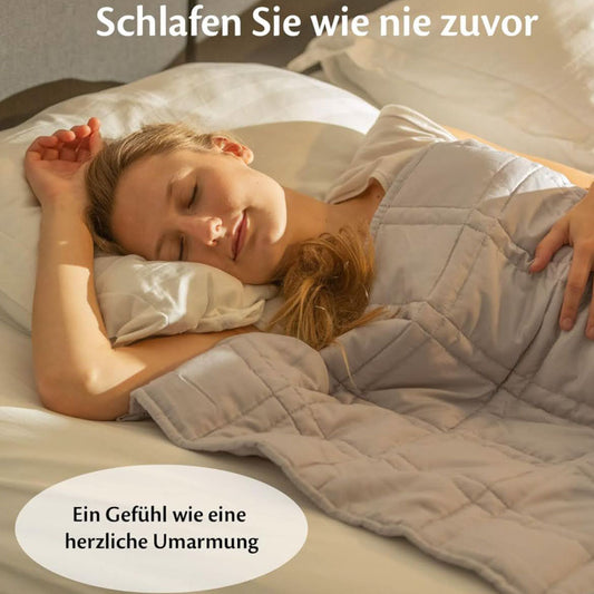 Ella Gewichtsdecke 135x200 9kg Anti Stress Therapiedecke Schwere Decke